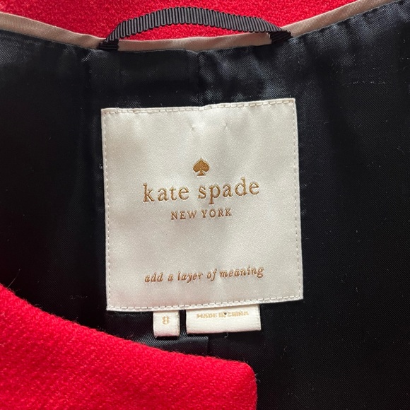 Kate Spade Garby 100% Wool Coat - Picture 3 of 4